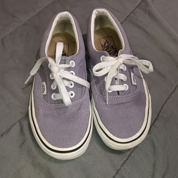 Vans Shoes - Vans Purple Canvas Sneakers